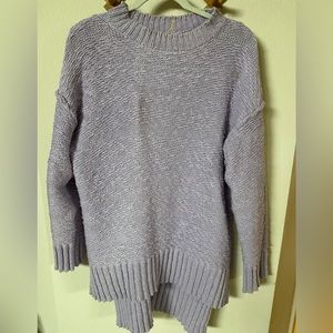 Free People Lilac Sweater Oversized XS